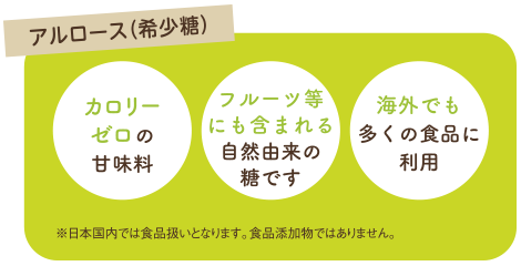 アルロース（希少糖）