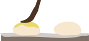 表面に油を少々ぬる