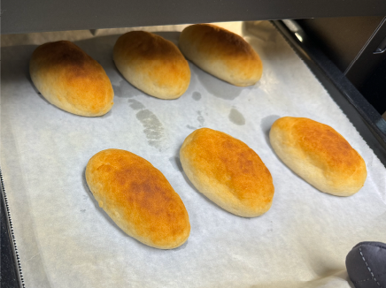トースターでの焼色を試す