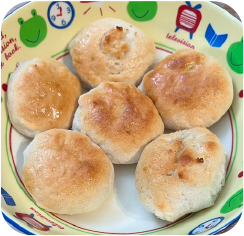 普段食べているパンよりもモチモチ